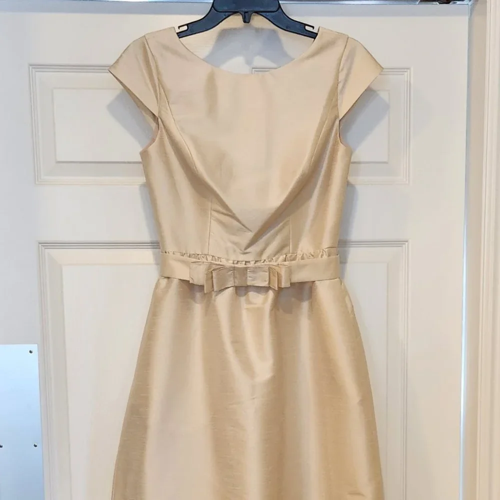Alfred Sung Dress Champagne color_Like New - Picture 2 of 10
